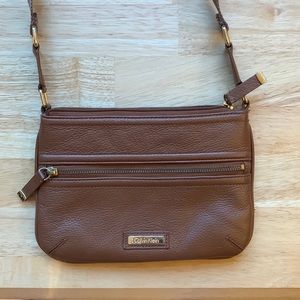 Calvin Kline Brown Crossbody